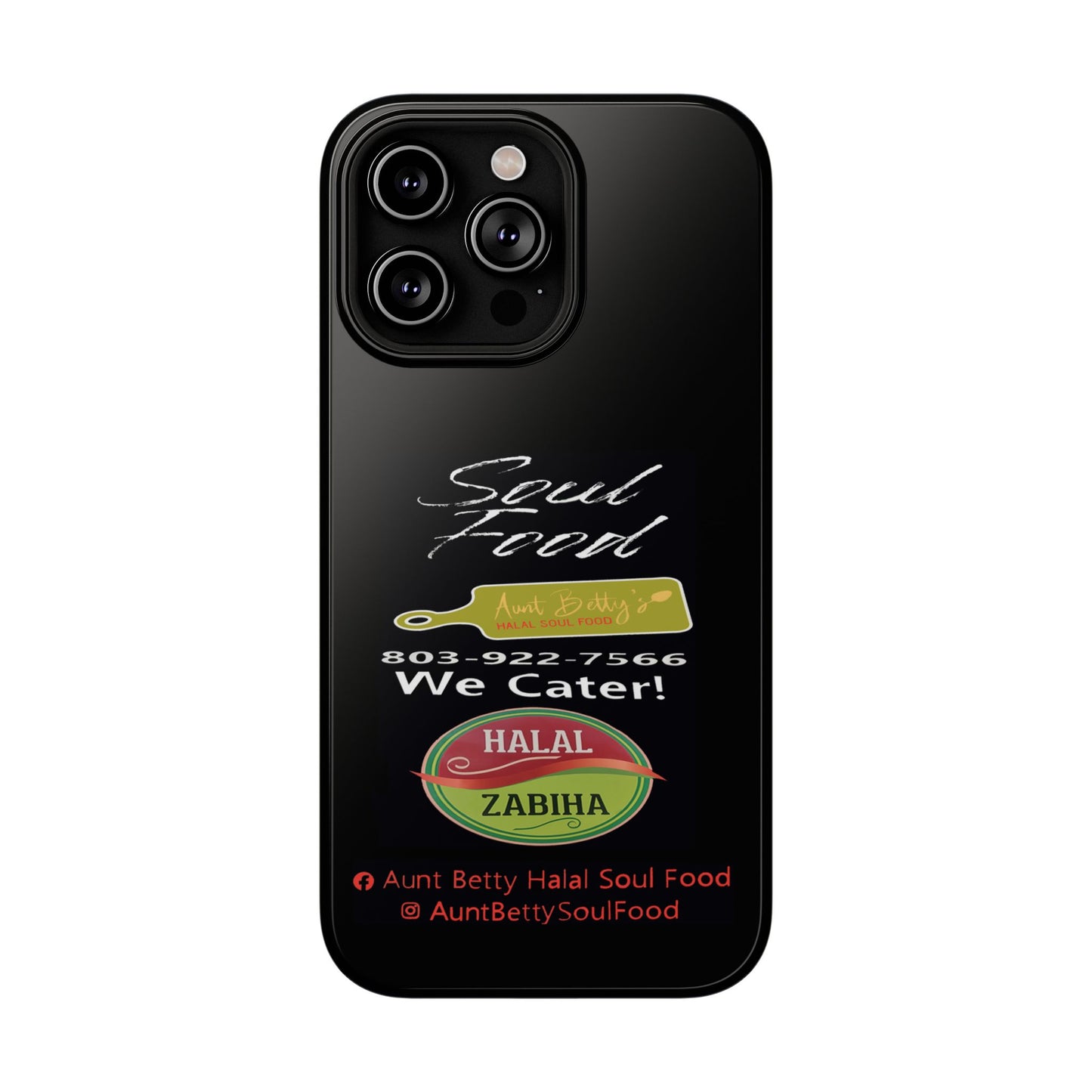 Aunt Betty's Soul Food - Custom - Iphones ONLY - Impact-Resistant Cases