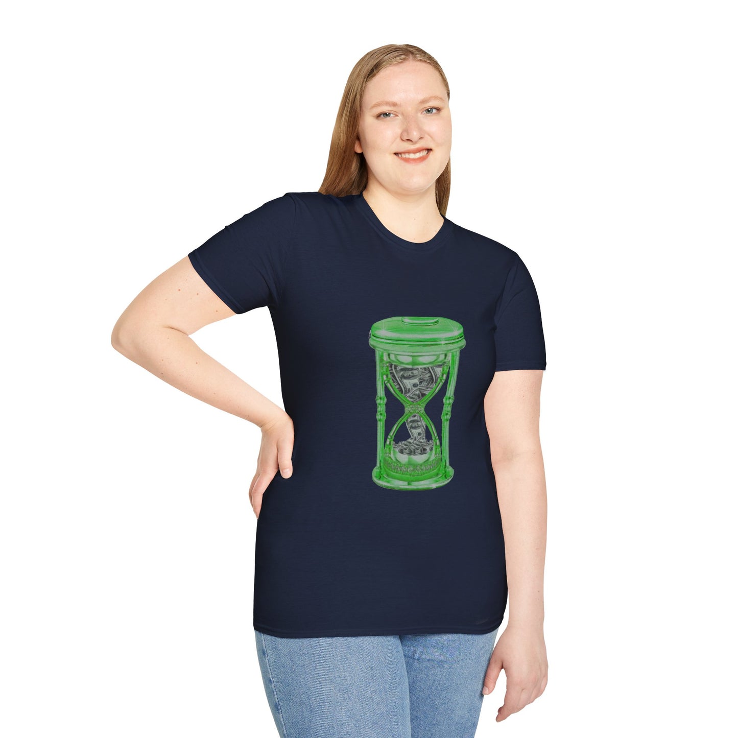 MY Time is MONEY Green - Unisex Softstyle T-Shirt