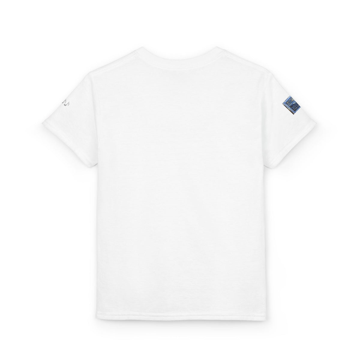 Small Hands, Big Sound — Boy Violin Pre-Teen Musician Tee (Deep Blue)
