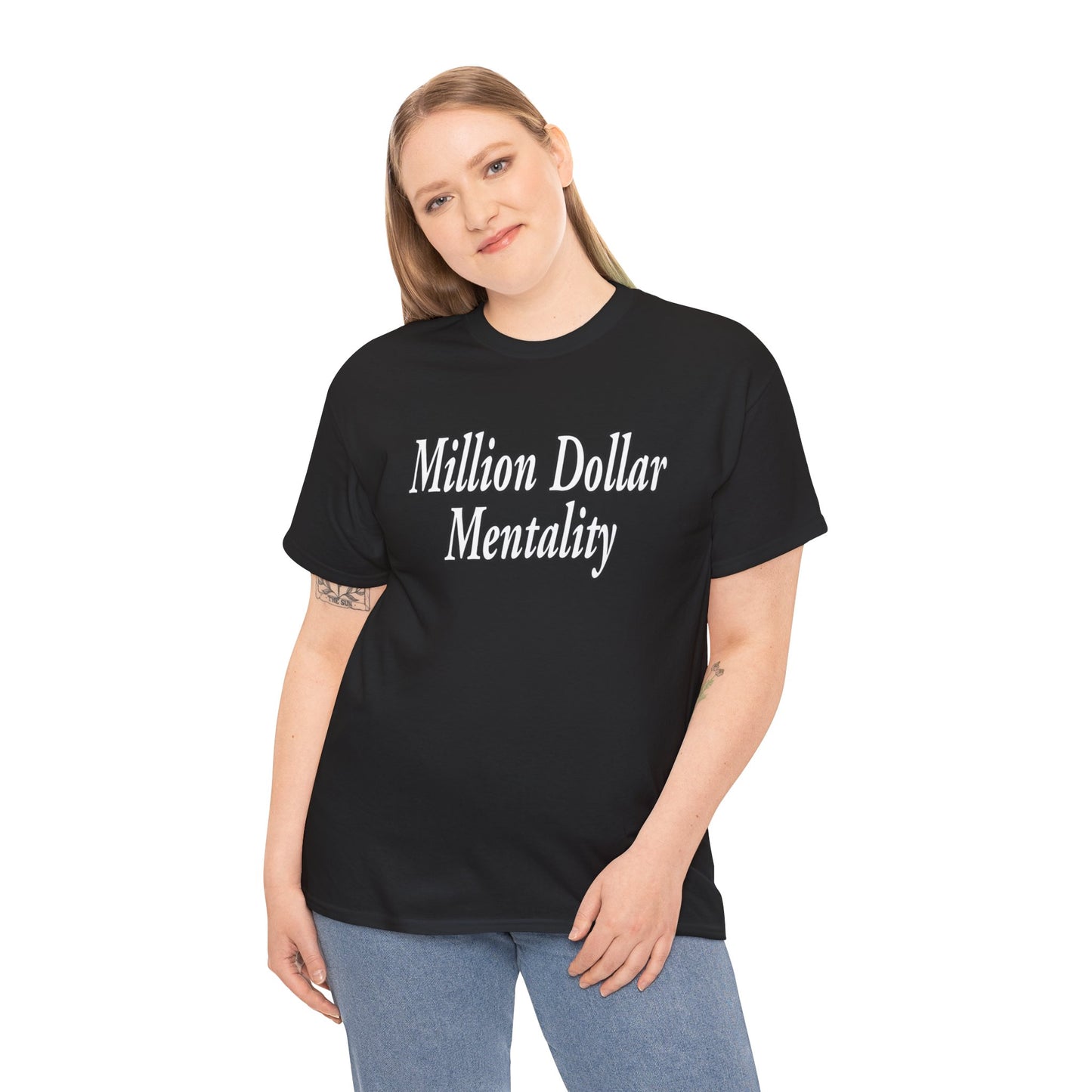 Million Dollar Mentality 1 Unisex Heavy Cotton Tee