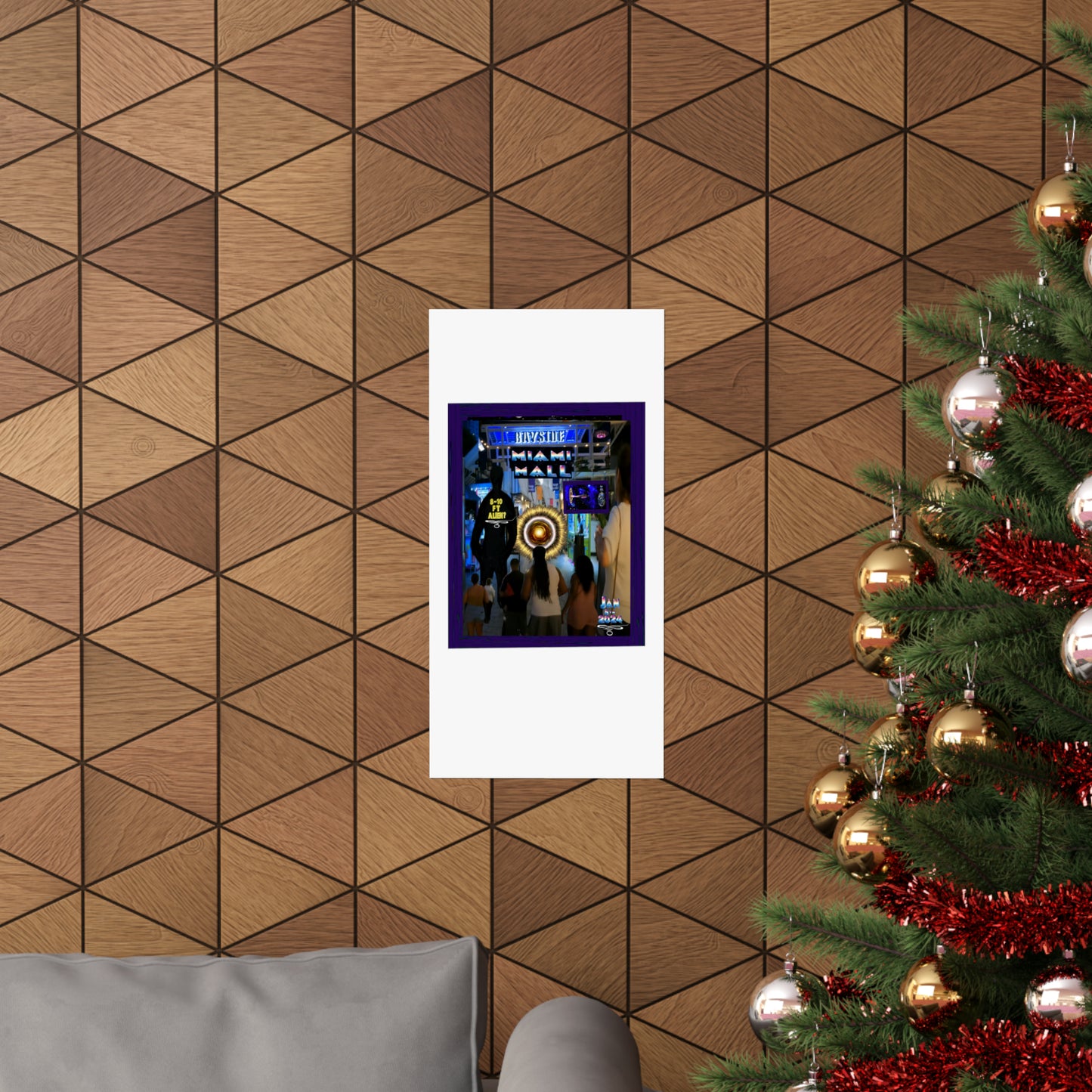 Copy of Miami Alien Mall 2 Matte Vertical Posters