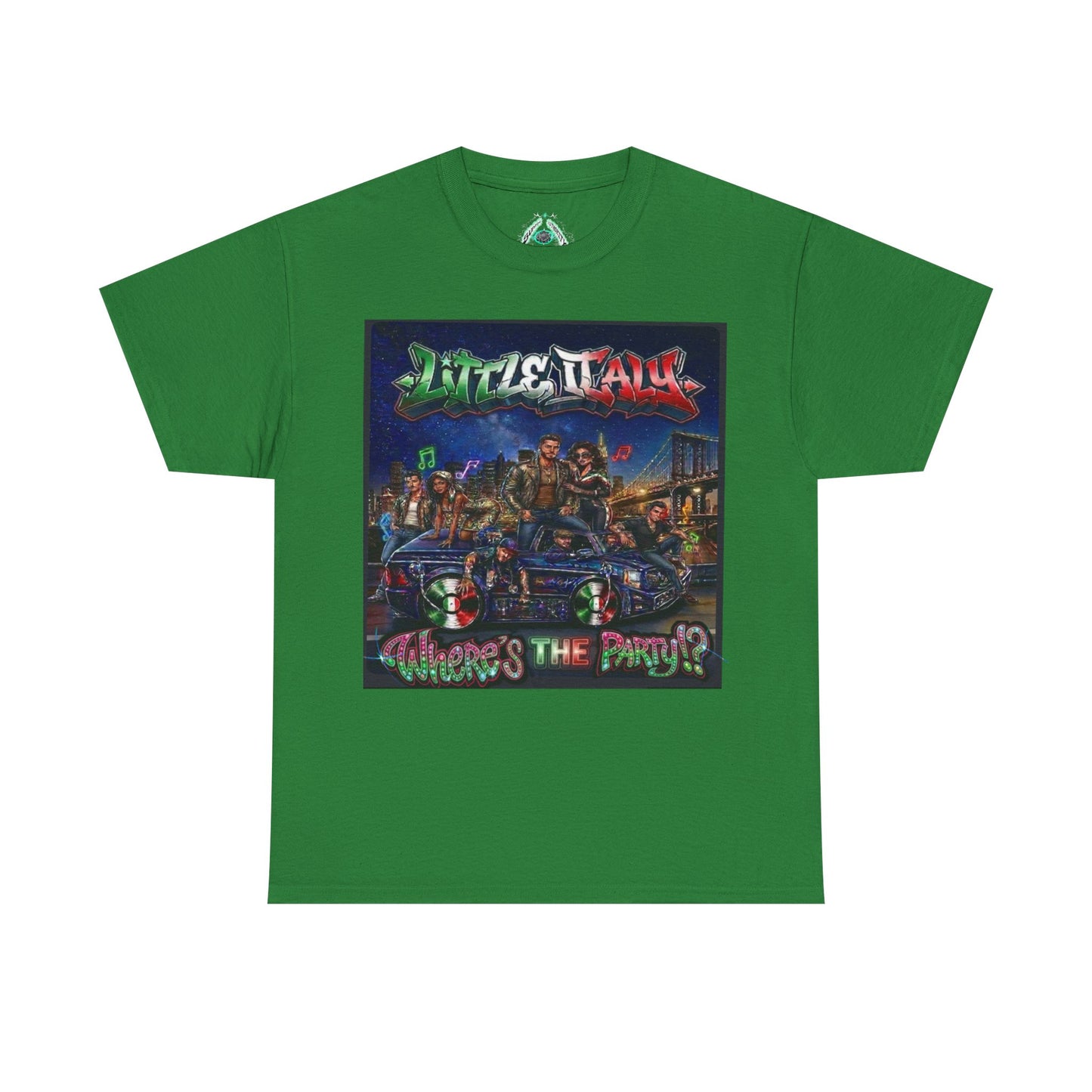 Where's The Party Italian Remix- Supreme Authority -Unisex Heavy Cotton Tee