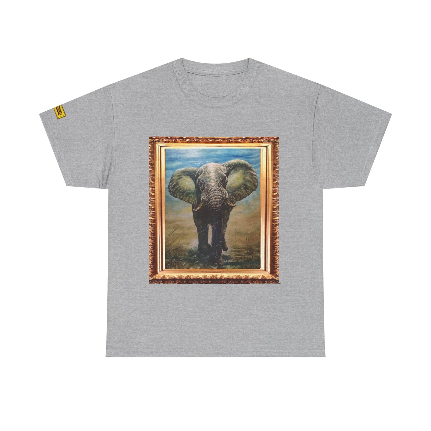 African elephant by Supreme Authority - Unisex Heavy Cotton Tee