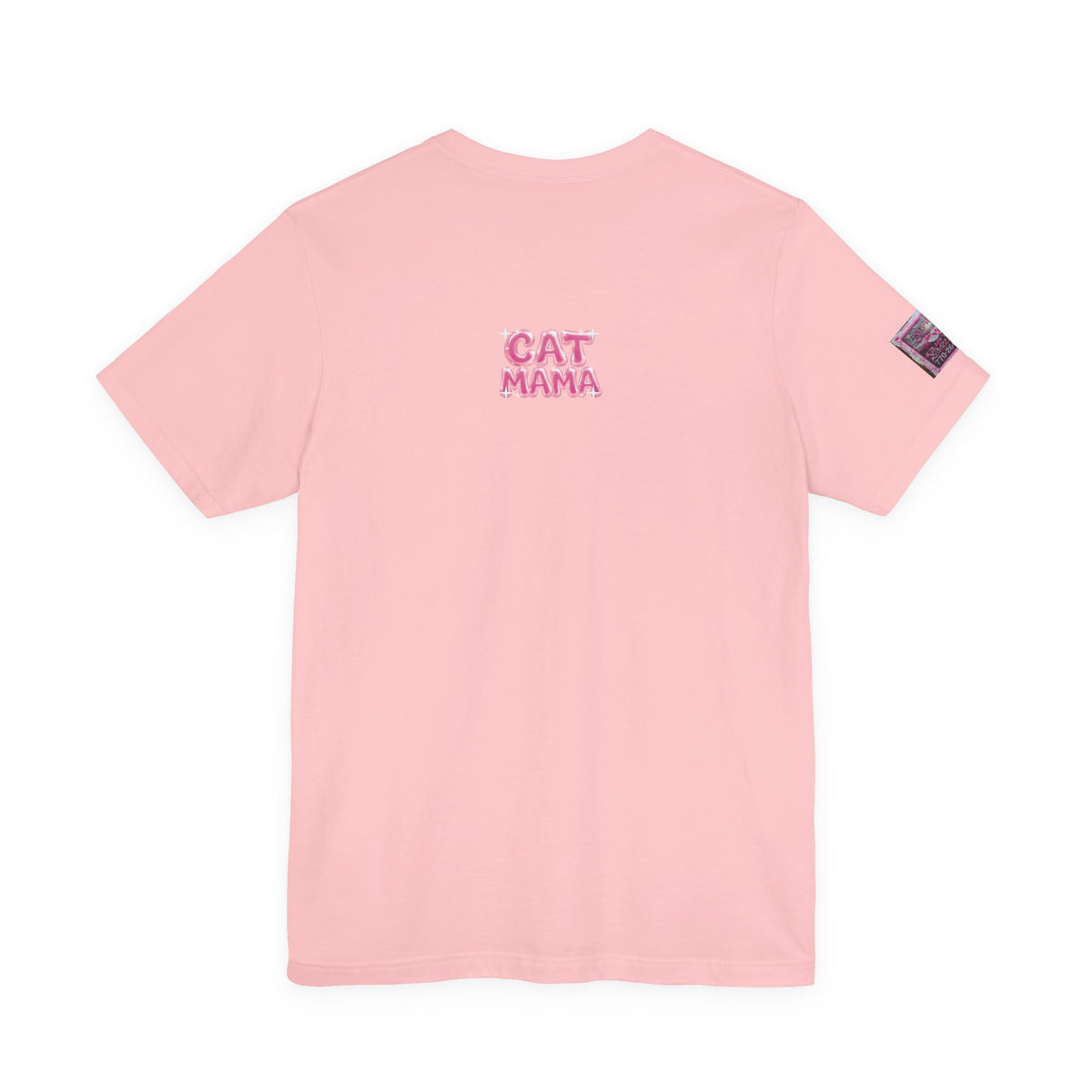 Cat Mama Graffiti T-Shirt - Pink Chrome, Back + Sleeve Edition