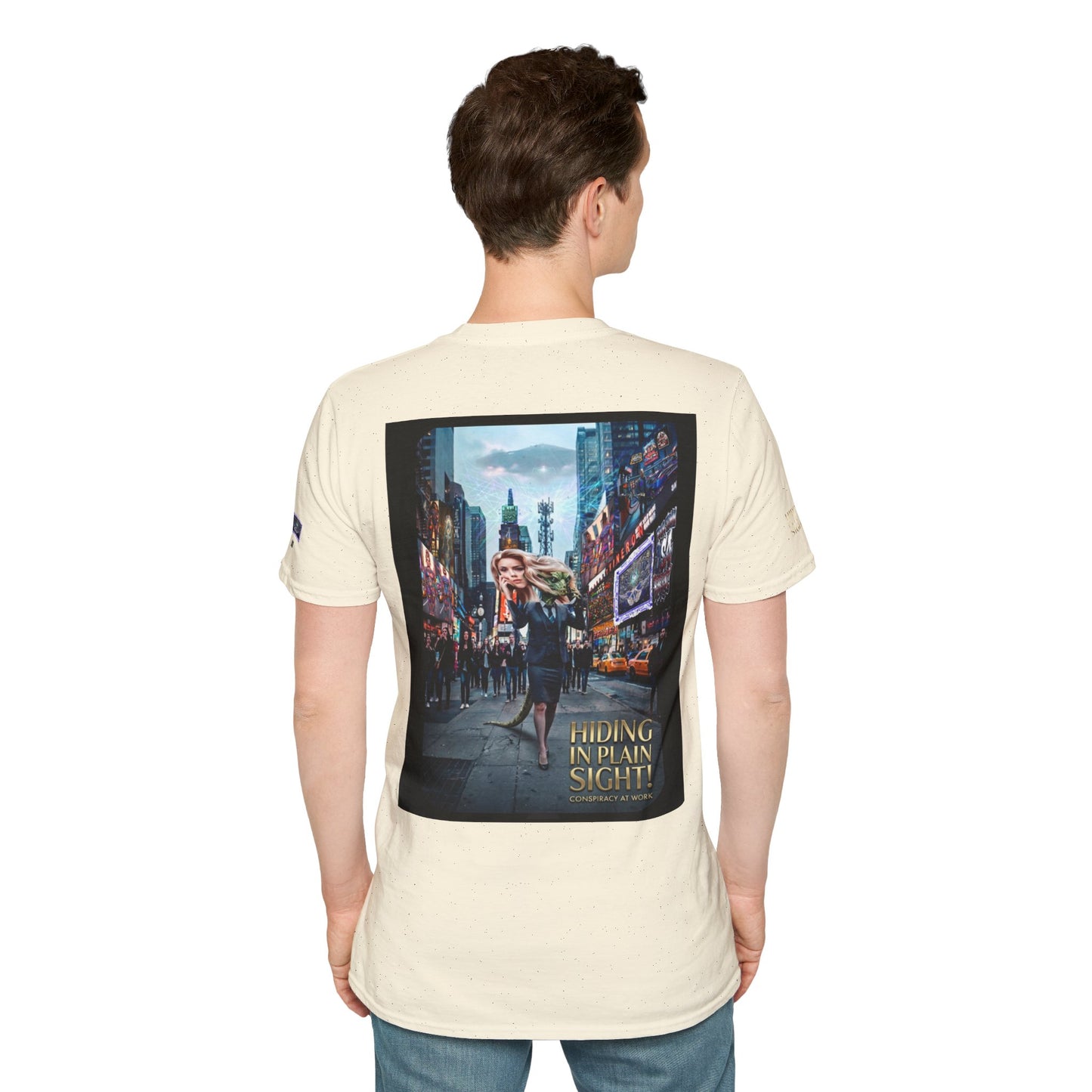 HIDING IN PLAIN SIGHT -Supreme Authority - Unisex Soft style T-Shirt