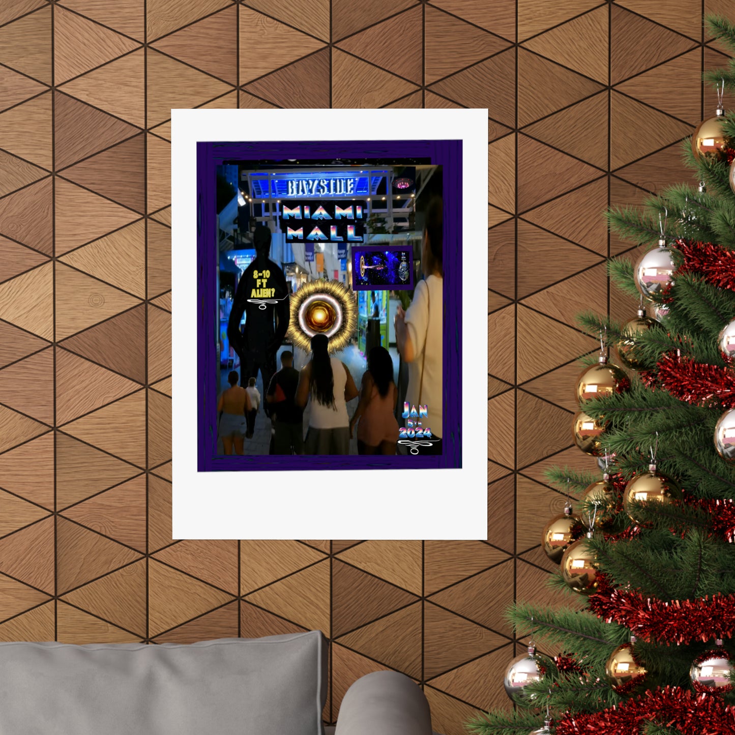 Copy of Miami Alien Mall 2 Matte Vertical Posters