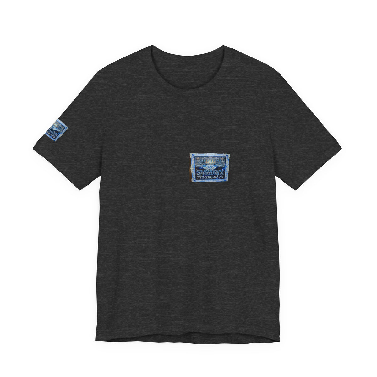Now Hiring — Humans Only | Funny Robot Job Line T-Shirt, Big Back Print, Badge Edition