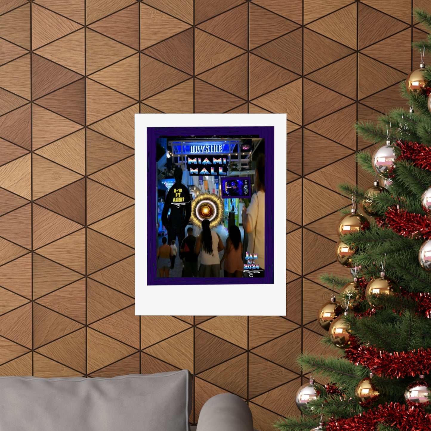Copy of Miami Alien Mall 2 Matte Vertical Posters