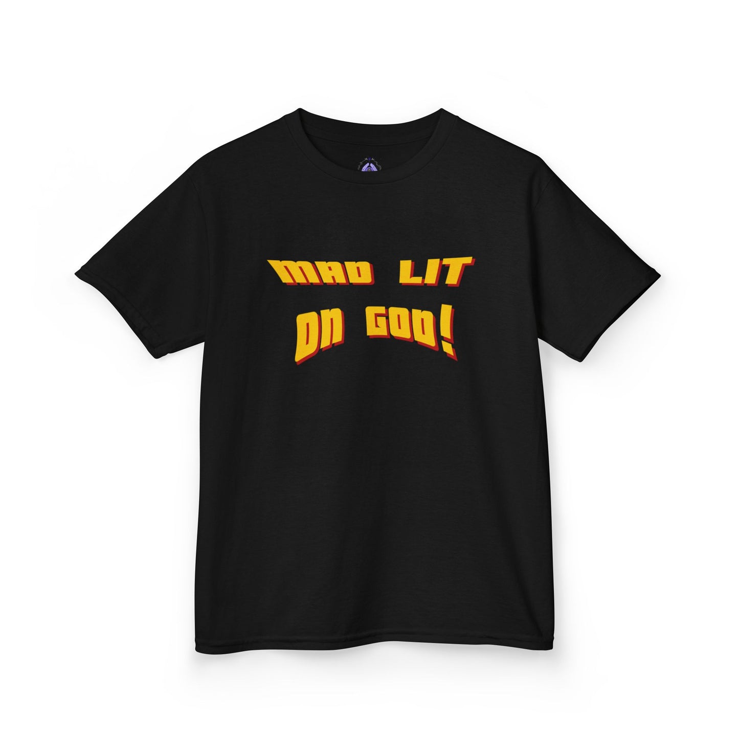 MAD LIT on GOD Supreme Authority brand -Kids Heavy Cotton™ Tee