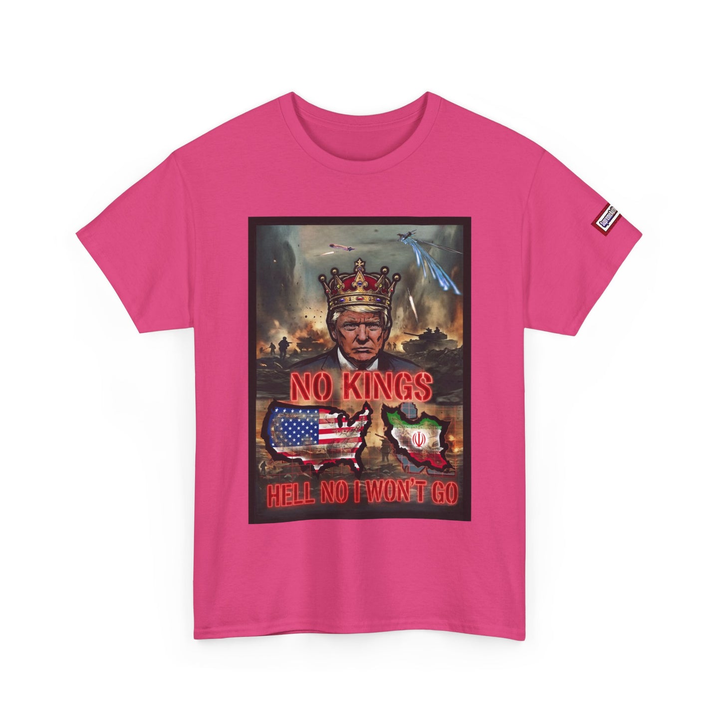 NO KINGS Banger Remix -Unisex Heavy Cotton Tee