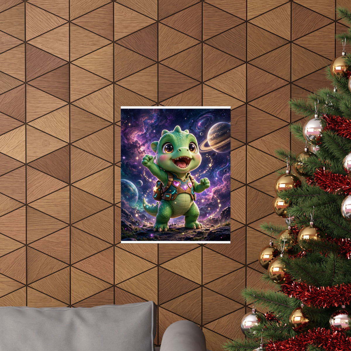 DAX — Tiny Dino, Mighty Roar — Kids Room Poster