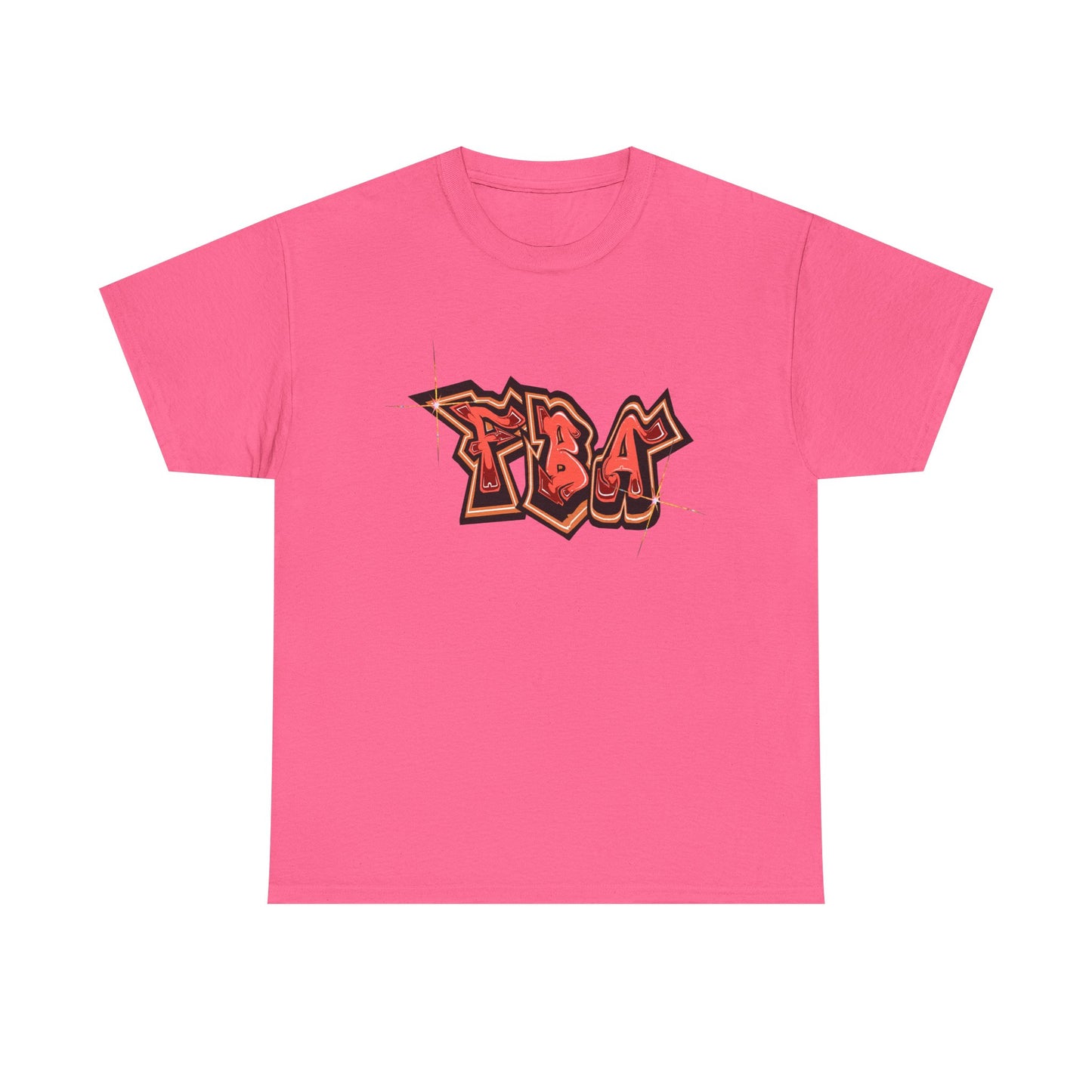 FBA Bling, Graffiti Art Unisex Heavy Cotton Tee, Streetwear T-Shirt, Urban Fashion, Casual Wear, Graphic Tee, Gift for Young Adults
