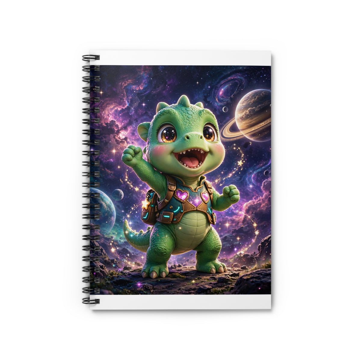 DAX — Tiny Dino, Mighty Roar — Kids Spiral Notebook