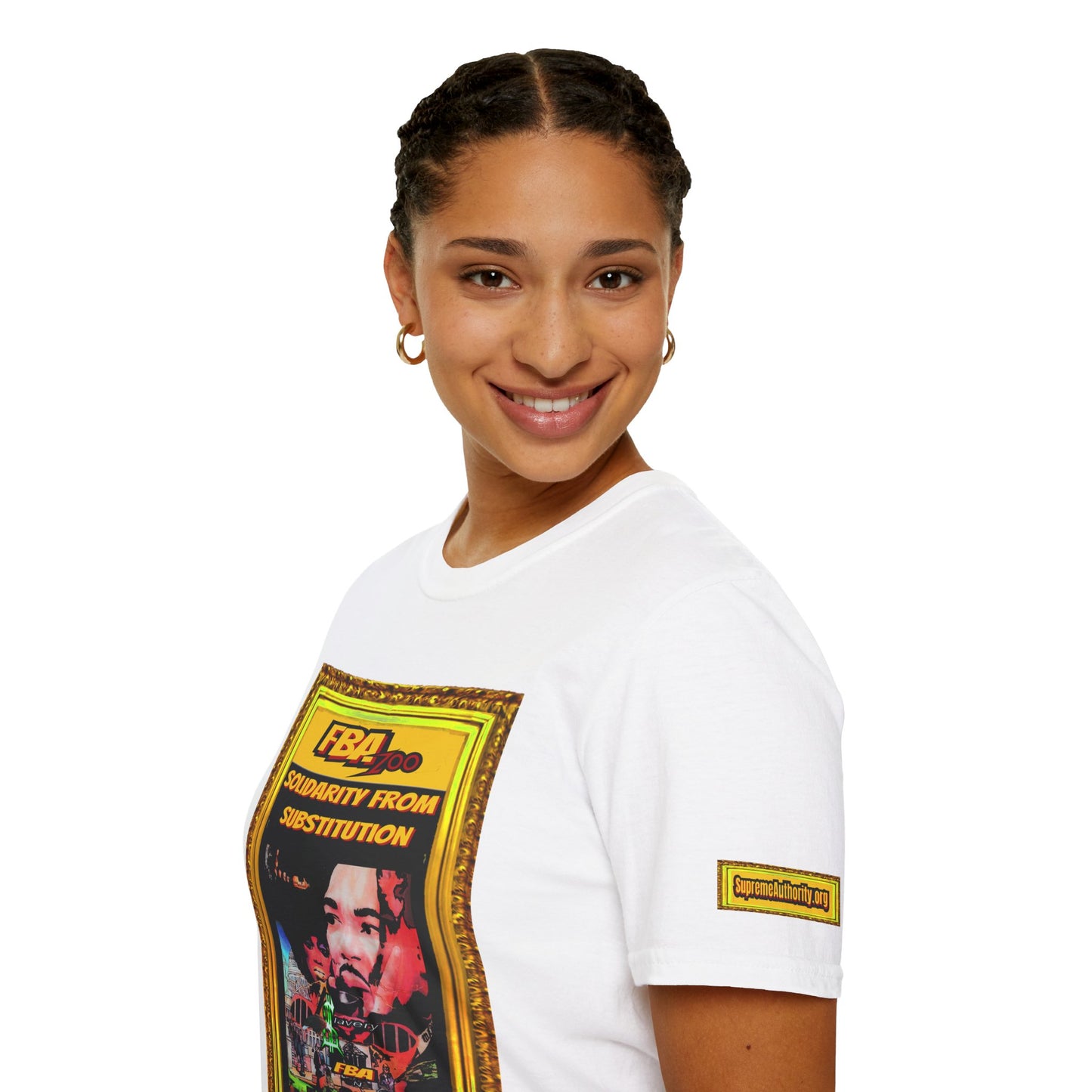 FBA 100 By Supreme Authority Brand Solidarity  From Substitution -Unisex Softstyle T-Shirt