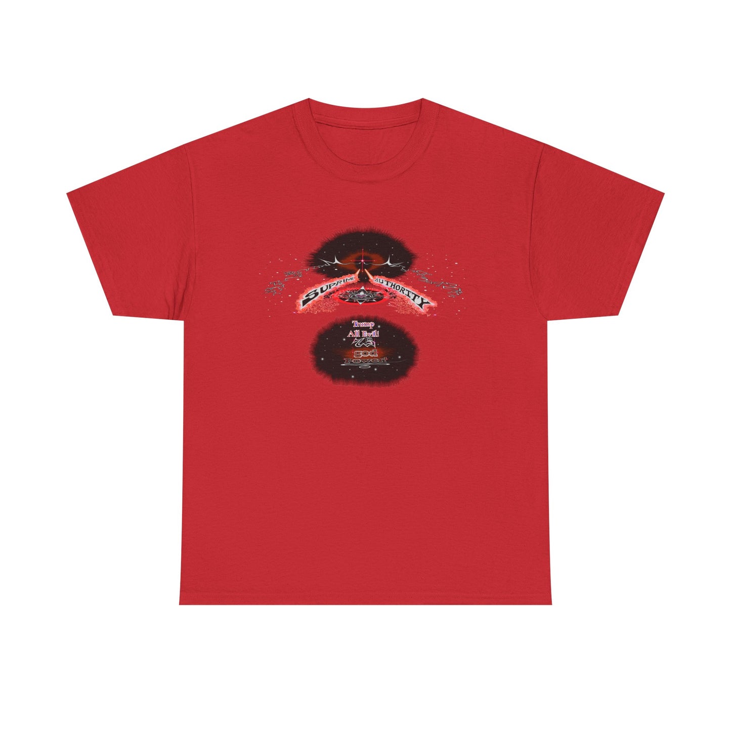 Supreme Authority Trump All Evil -Unisex Heavy Cotton Tee