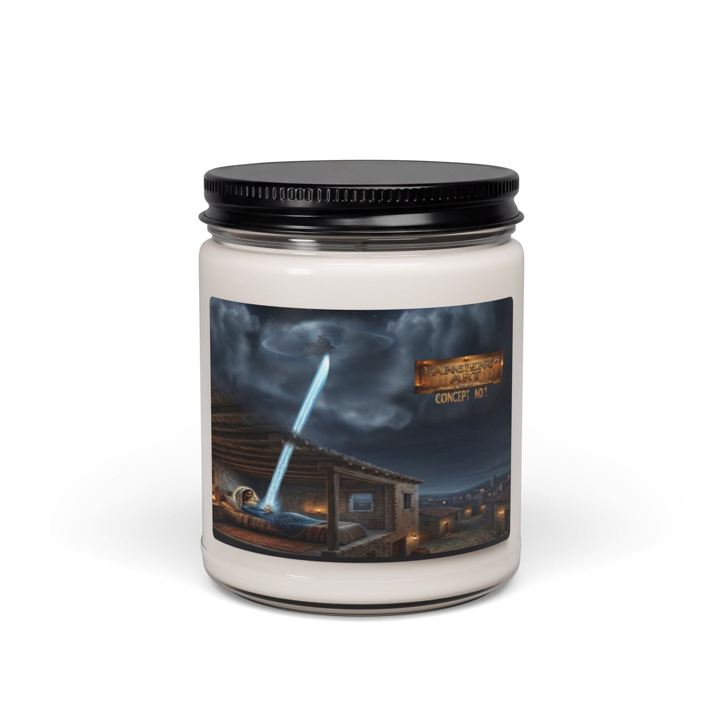 Blessed Mother Mary - Ancient Art Concept 1 - Scented Soy Candle, 9oz-