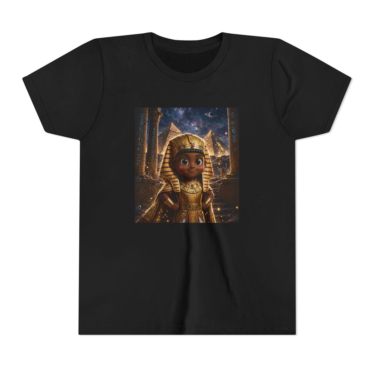 SEFU — Cinematic Little Pharaoh from the Stars — Kids Tee