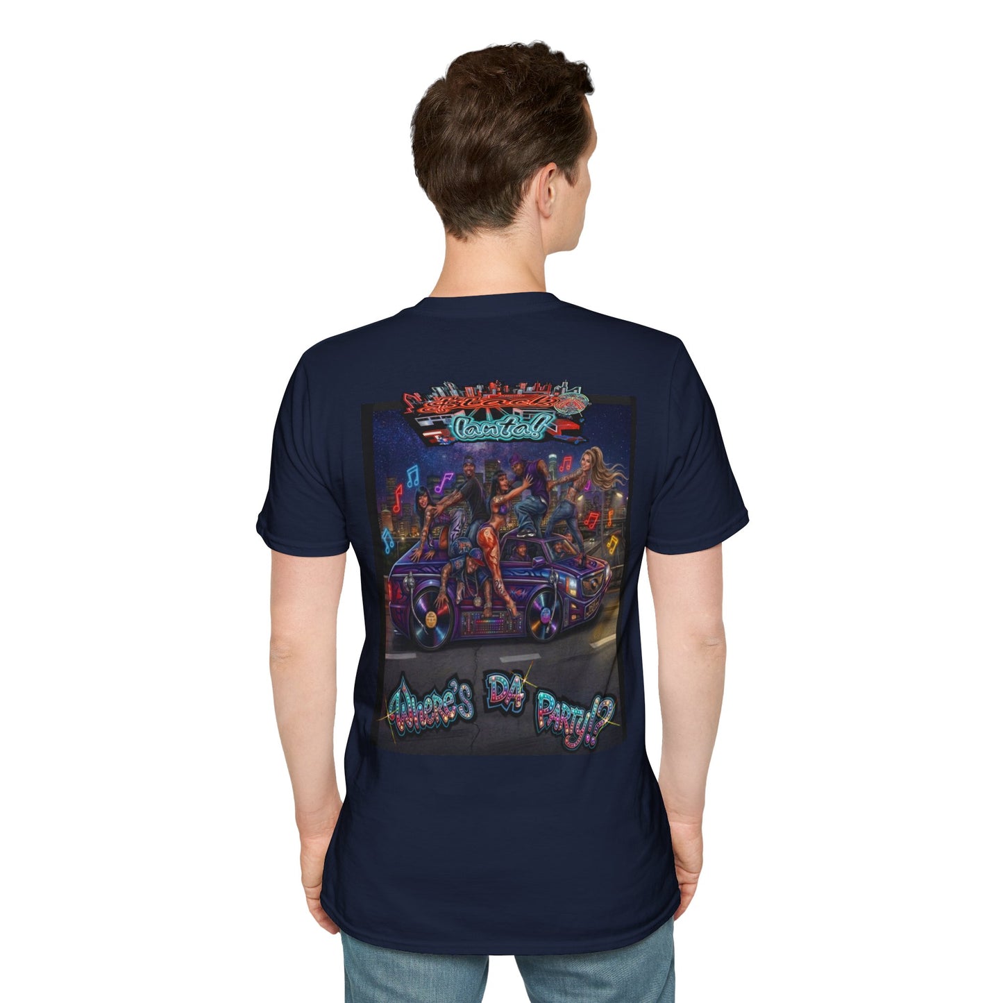 Where's The Party  FBA Version - Supreme Authority - Unisex Soft style T-Shirt