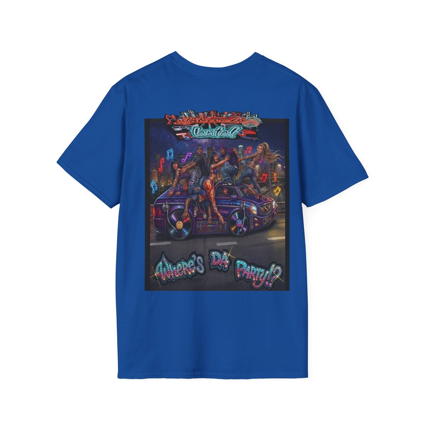 Where's The Party  FBA Version - Supreme Authority - Unisex Soft style T-Shirt