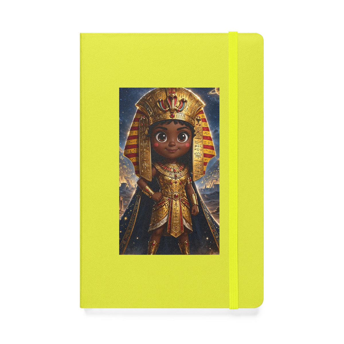 Amara — Cinematic Little Pharaoh from the Stars — Kids Hardcover Notebook