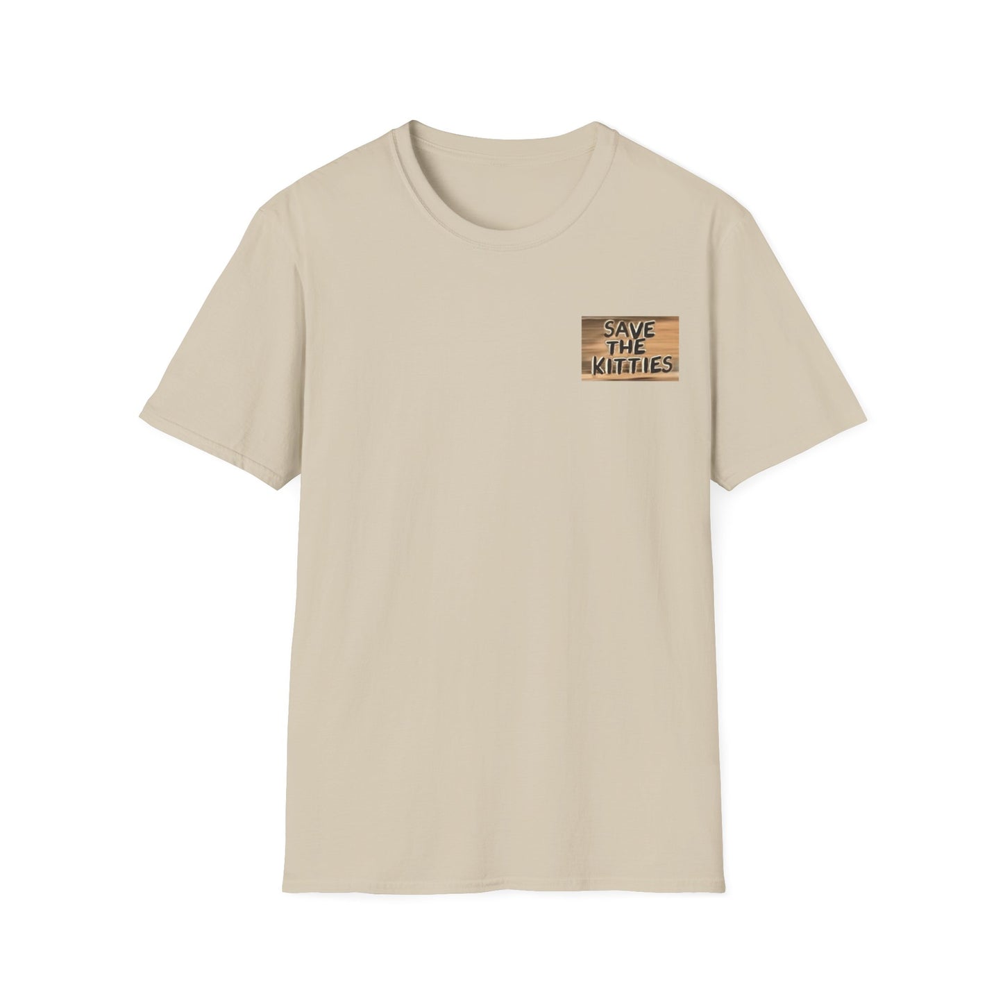 SAVE THE KITTIES - Cat Rescue Fund Raiser - Unisex Soft style T-Shirt