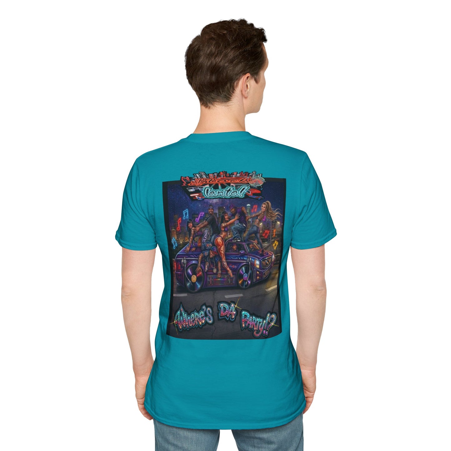 Where's The Party  FBA Version - Supreme Authority - Unisex Soft style T-Shirt