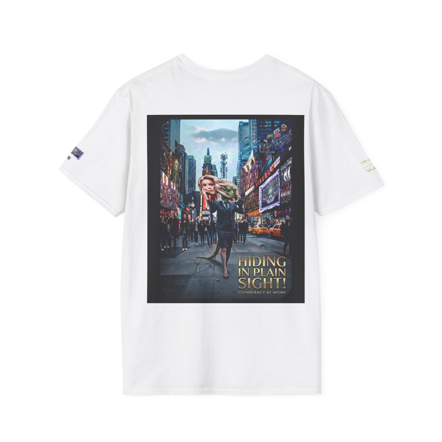 HIDING IN PLAIN SIGHT -Supreme Authority - Unisex Soft style T-Shirt