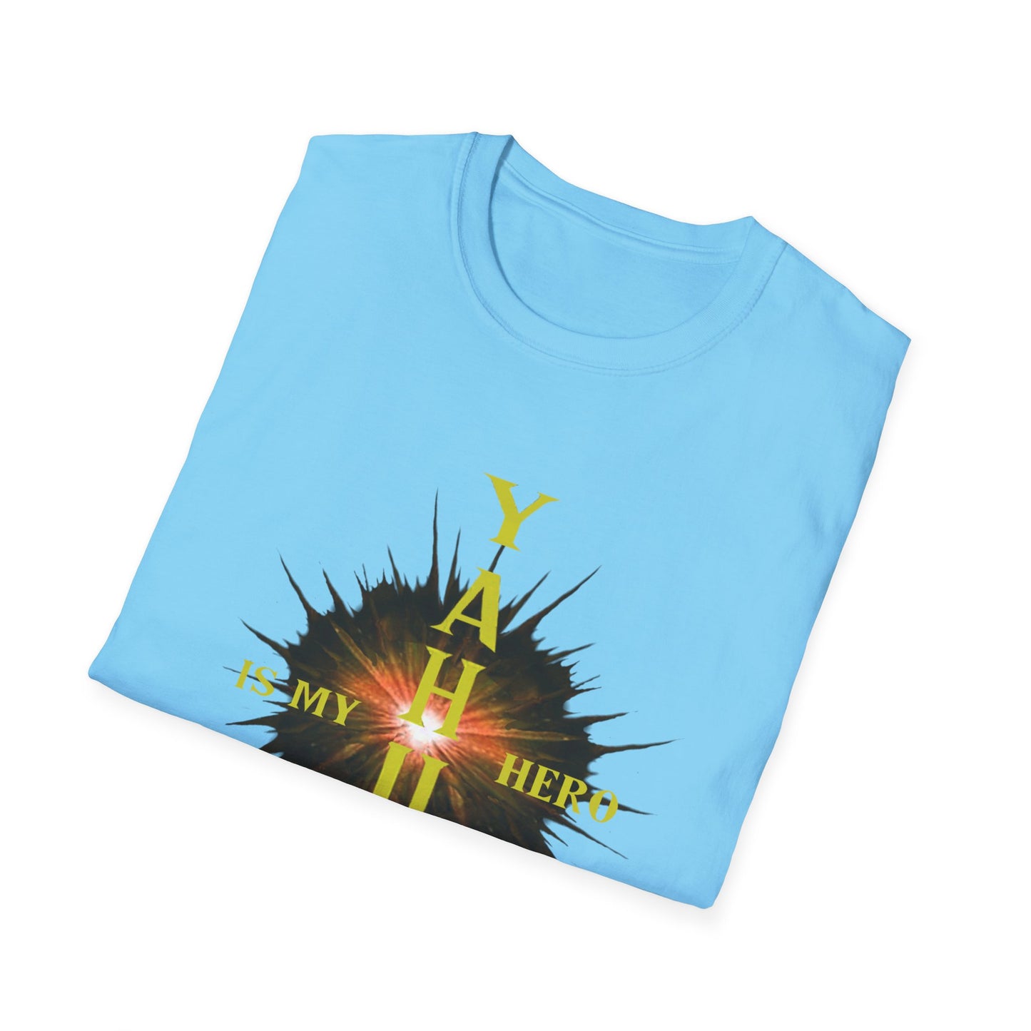 YAHUAH Is my HERO - Unisex Softstyle T-Shirt