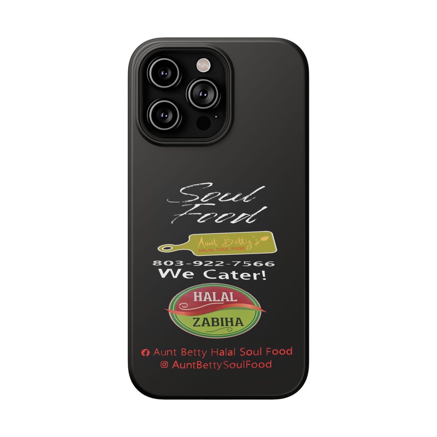 Aunt Betty's Soul Food - Custom - Iphones ONLY - Impact-Resistant Cases