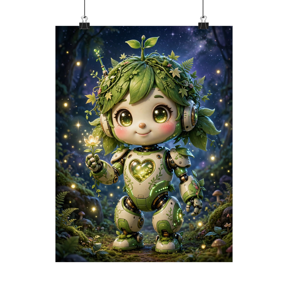 JUNIPER — Small Friends, Big Adventures — Kids Room Poster