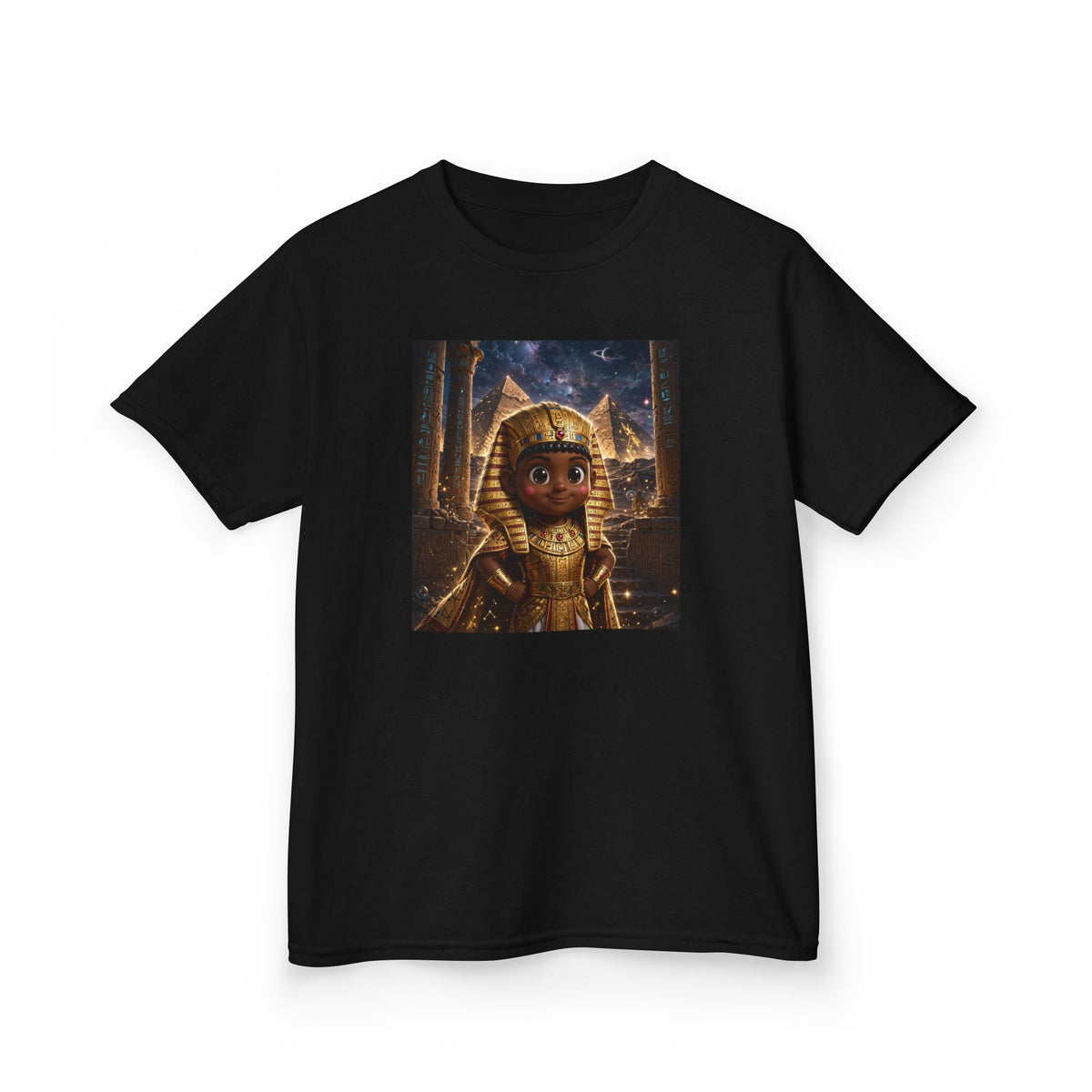 SEFU — Cinematic Little Pharaoh from the Stars — Kids Tee (Budget Edition)