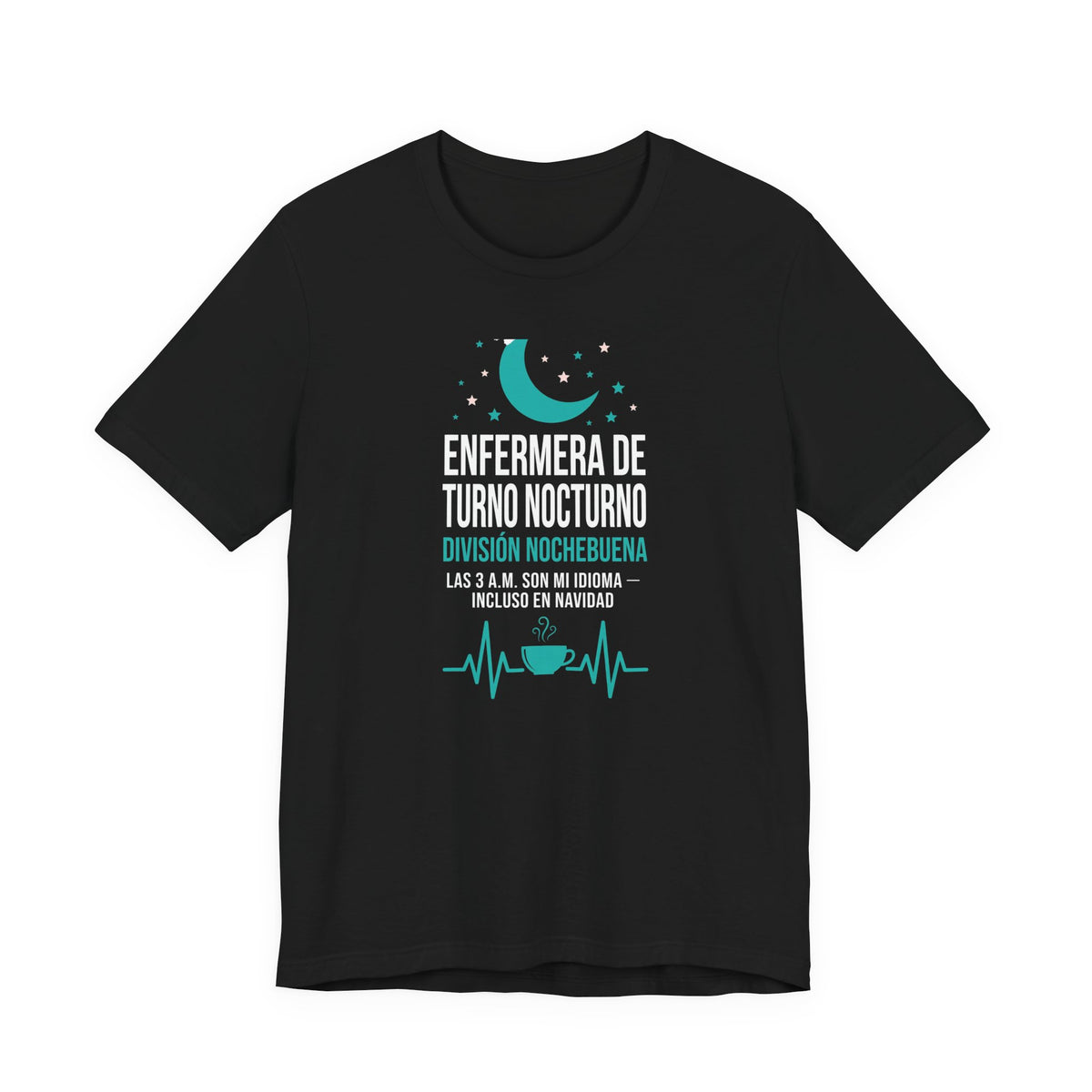 Enfermera de Turno Nocturno - Division Nochebuena - Camiseta de Navidad en Espanol