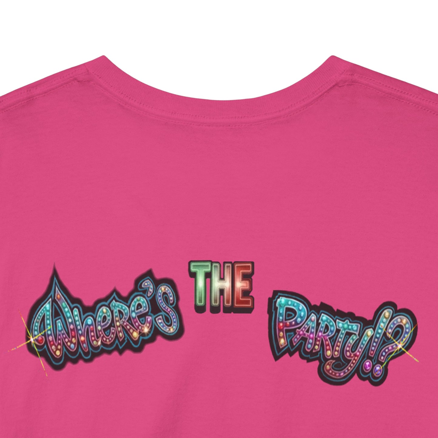 Where's The Party Italian Remix- Supreme Authority -Unisex Heavy Cotton Tee