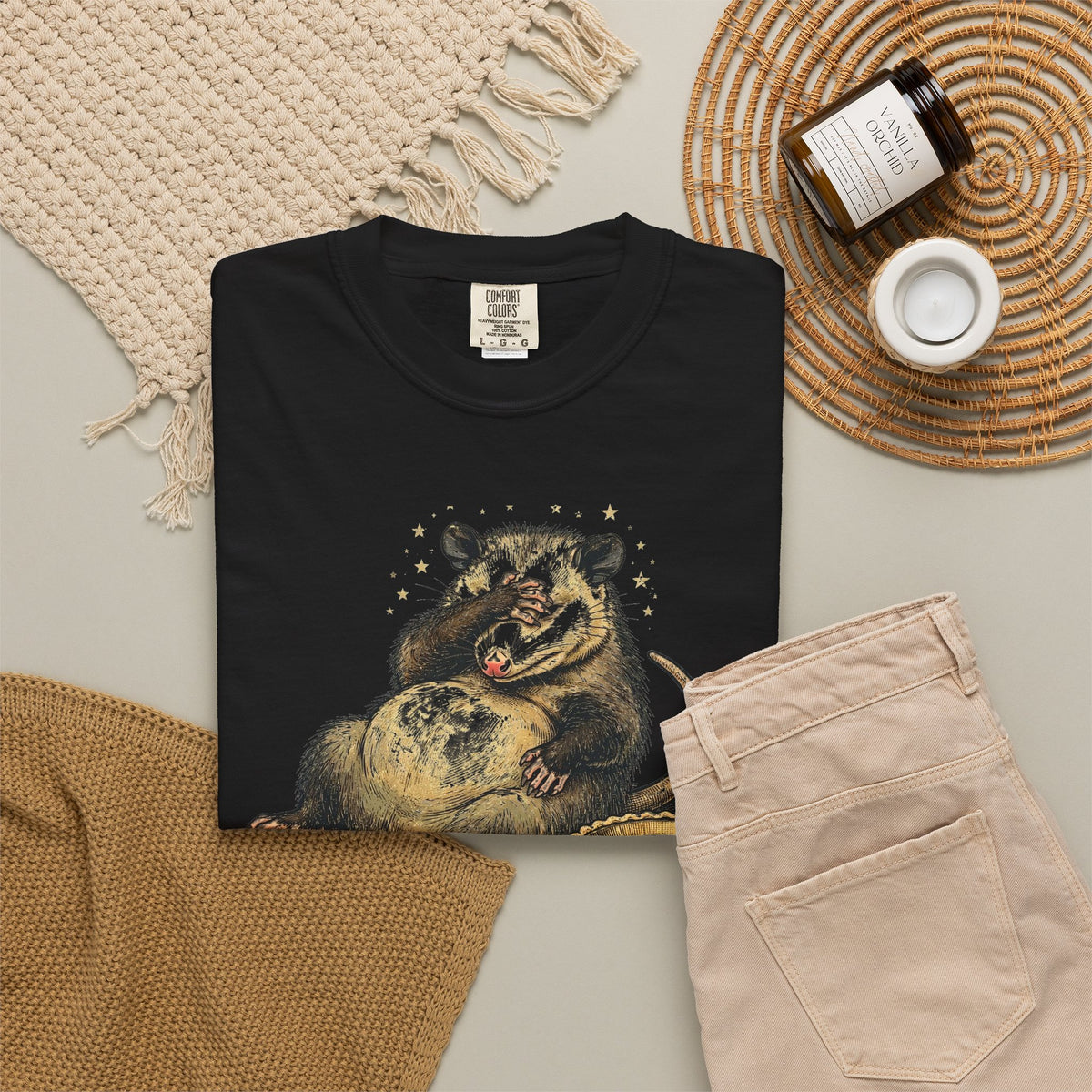 Zarigueya de Accion de Gracias - No Estoy Muerto, Es El Pavo - Camiseta en Espanol