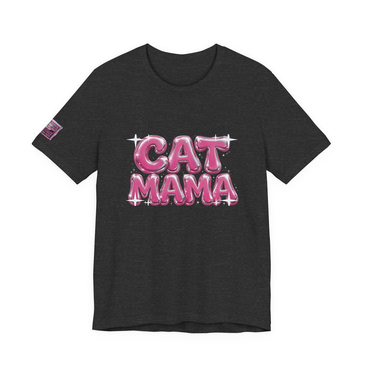 Cat Mama Graffiti T-Shirt - Pink Chrome, Back + Sleeve Edition