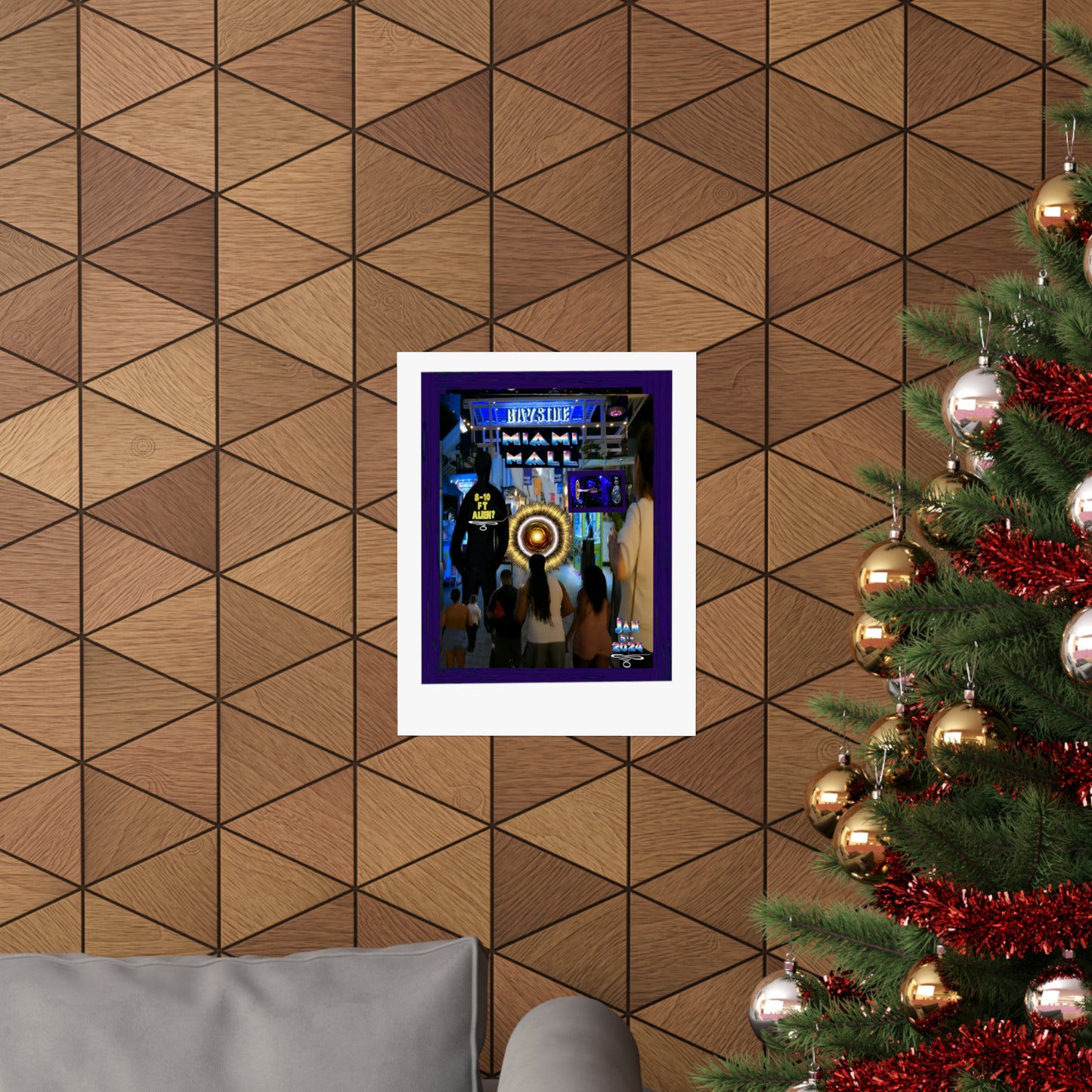 Copy of Miami Alien Mall 2 Matte Vertical Posters