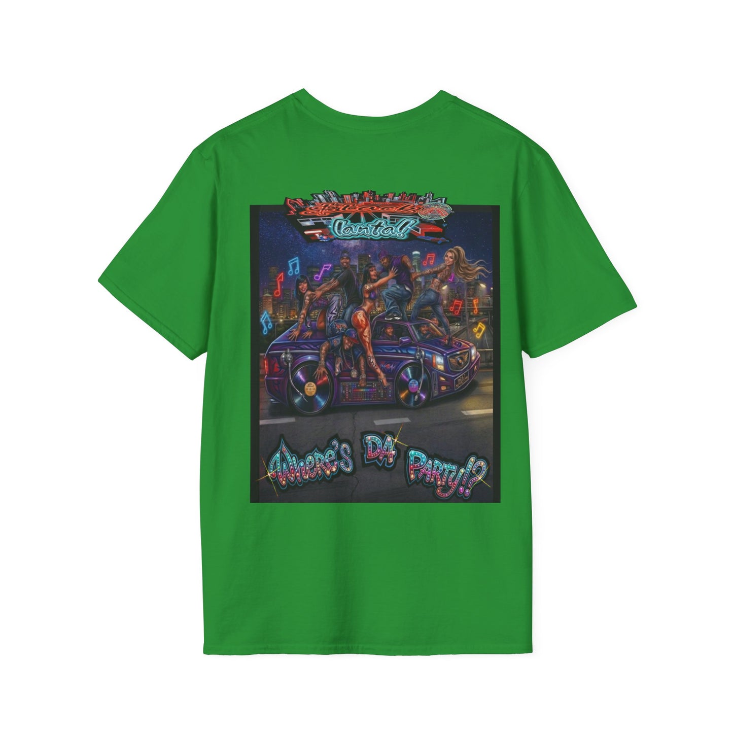 Where's The Party  FBA Version - Supreme Authority - Unisex Soft style T-Shirt
