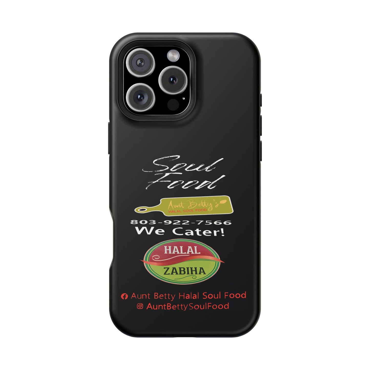 Aunt Betty's Soul Food - Custom - Iphones ONLY - Impact-Resistant Cases