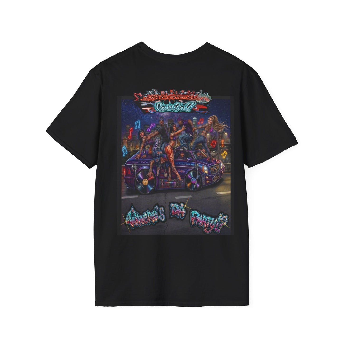 Where's The Party  FBA Version - Supreme Authority - Unisex Soft style T-Shirt