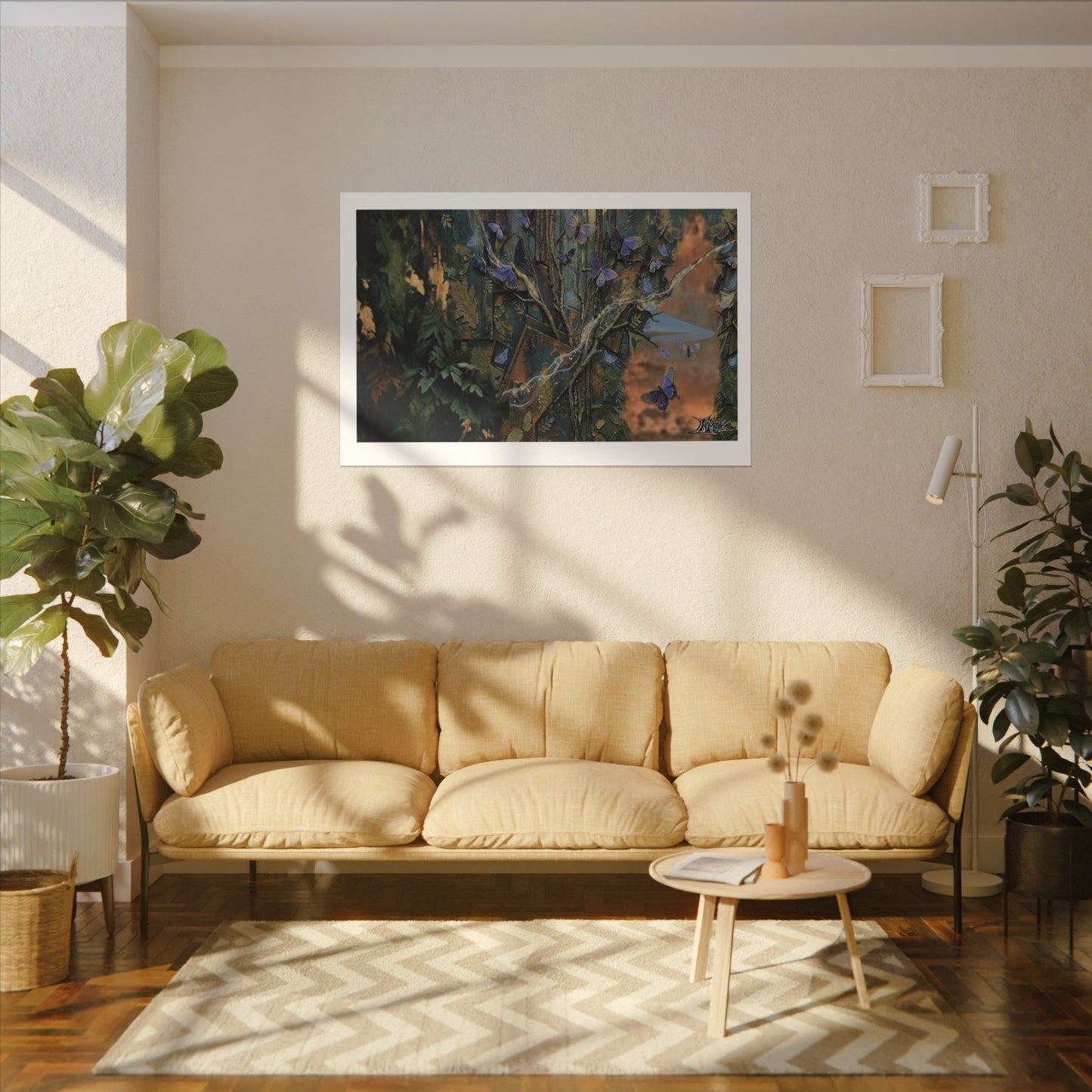 Fairy Butterfly!  Gallery/Museum Grade! "Estimated  Gallery / Corporate Price: $5000-$8000+.  Matte Canvas, Stretched, 0.75"