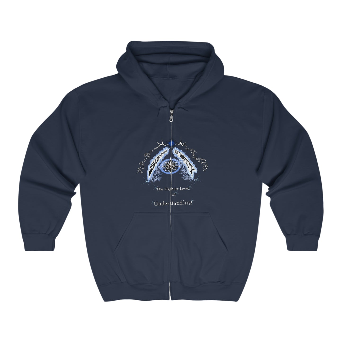 Copy of Supreme Authority The Lord Is My Savior -Unisex Heavy Blend™ Full Zip Hooded Sweatshirt