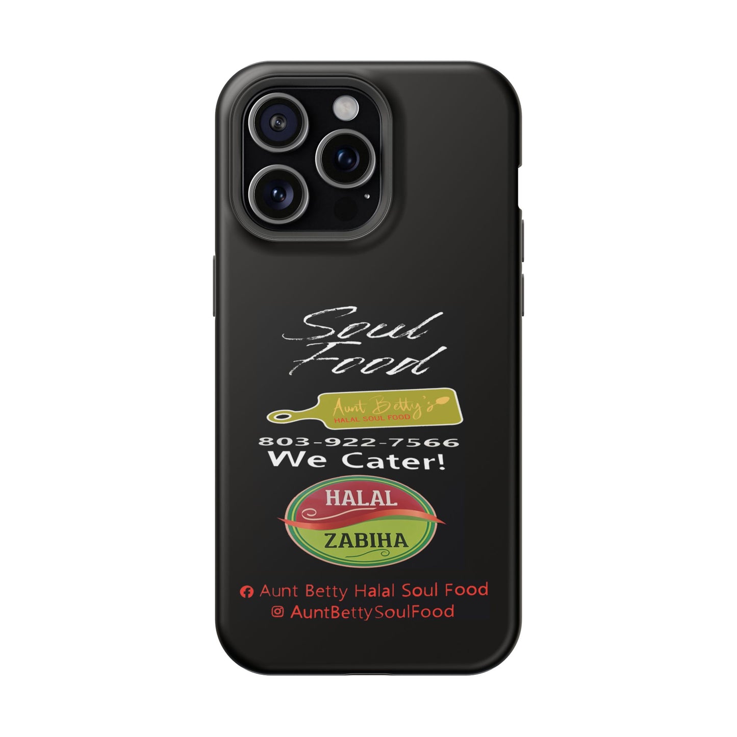 Aunt Betty's Soul Food - Custom - Iphones ONLY - Impact-Resistant Cases