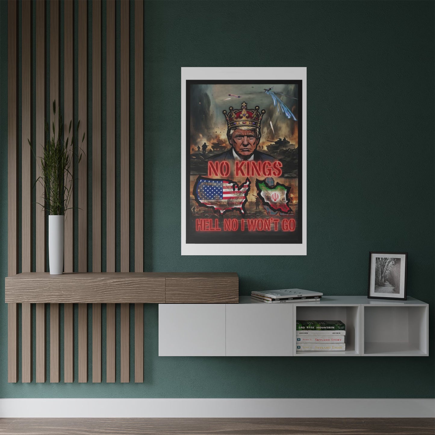NO KINGS Banger Remix - Satin Posters (300gsm)