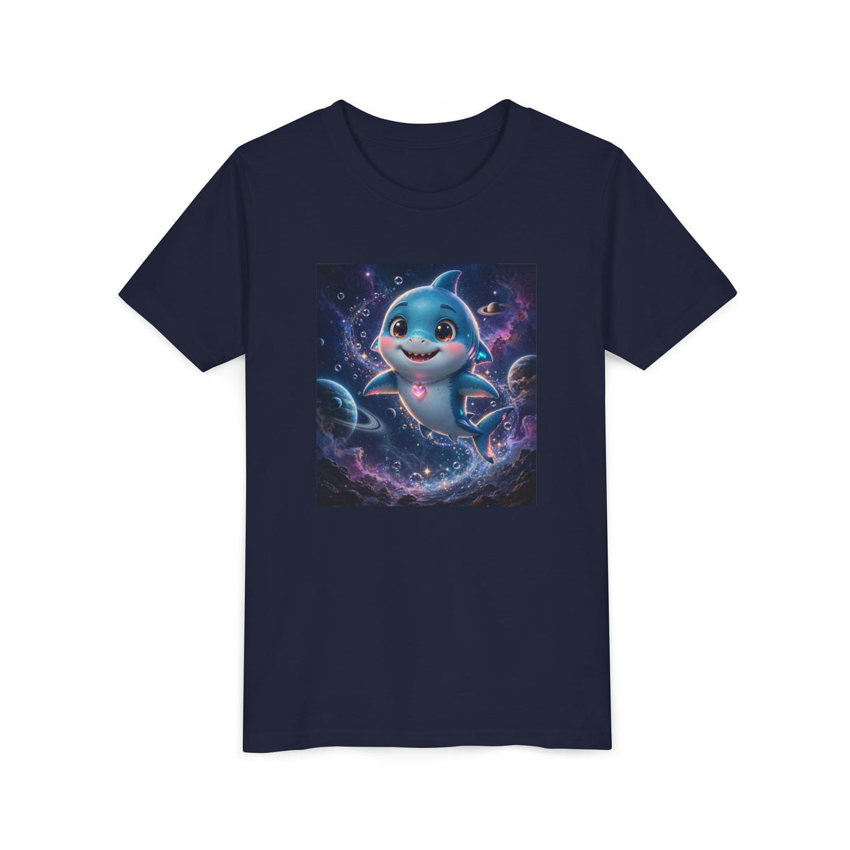 Finn — Shark Buddy — Kids Tee