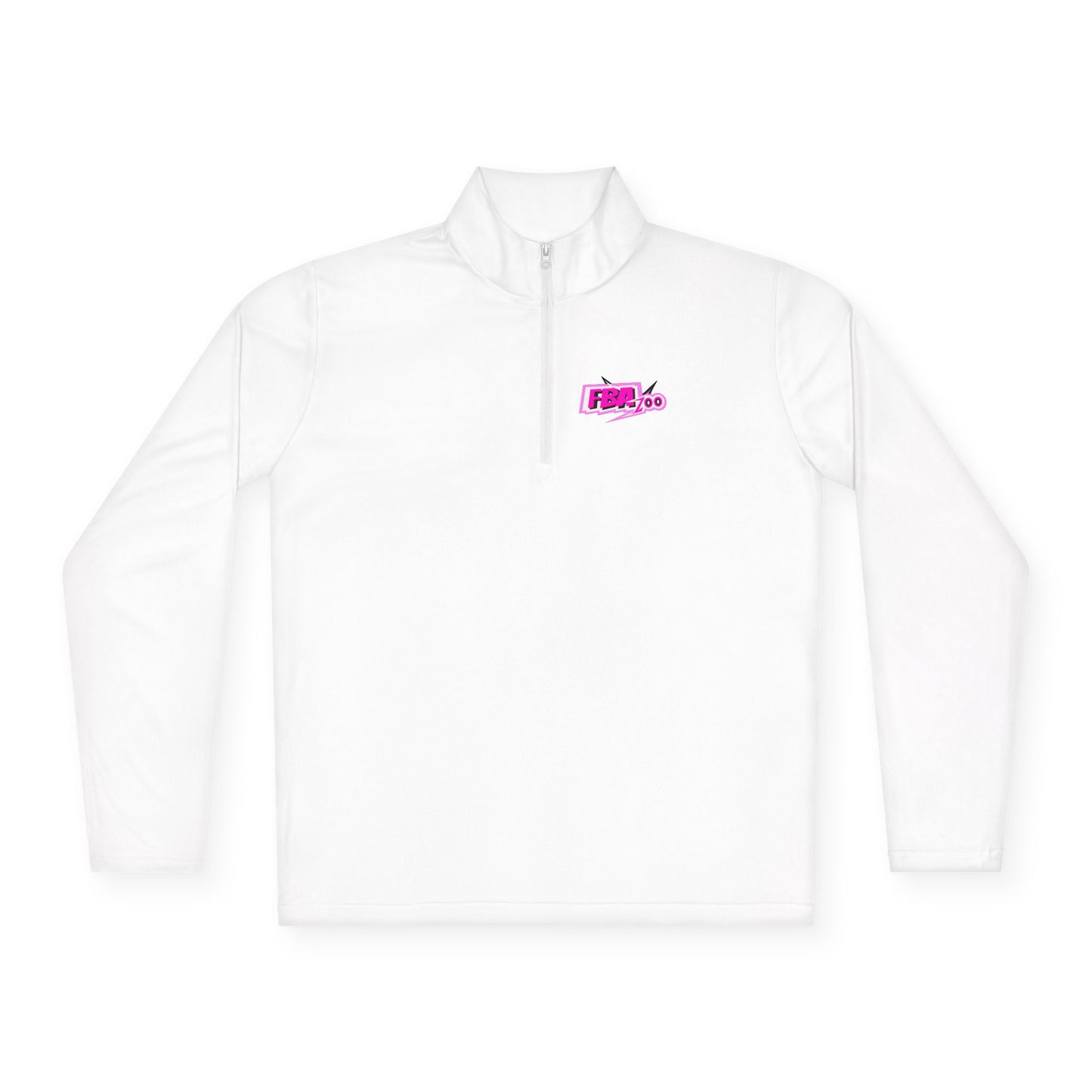 FBA 1oo Pink, Black , violet Quarter-Zip Pullover