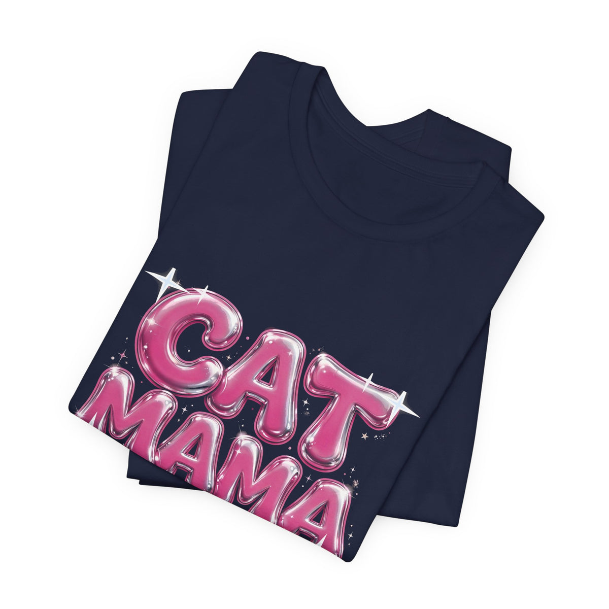 Cat Mama Graffiti T-Shirt - Pink Chrome, Back + Sleeve Edition