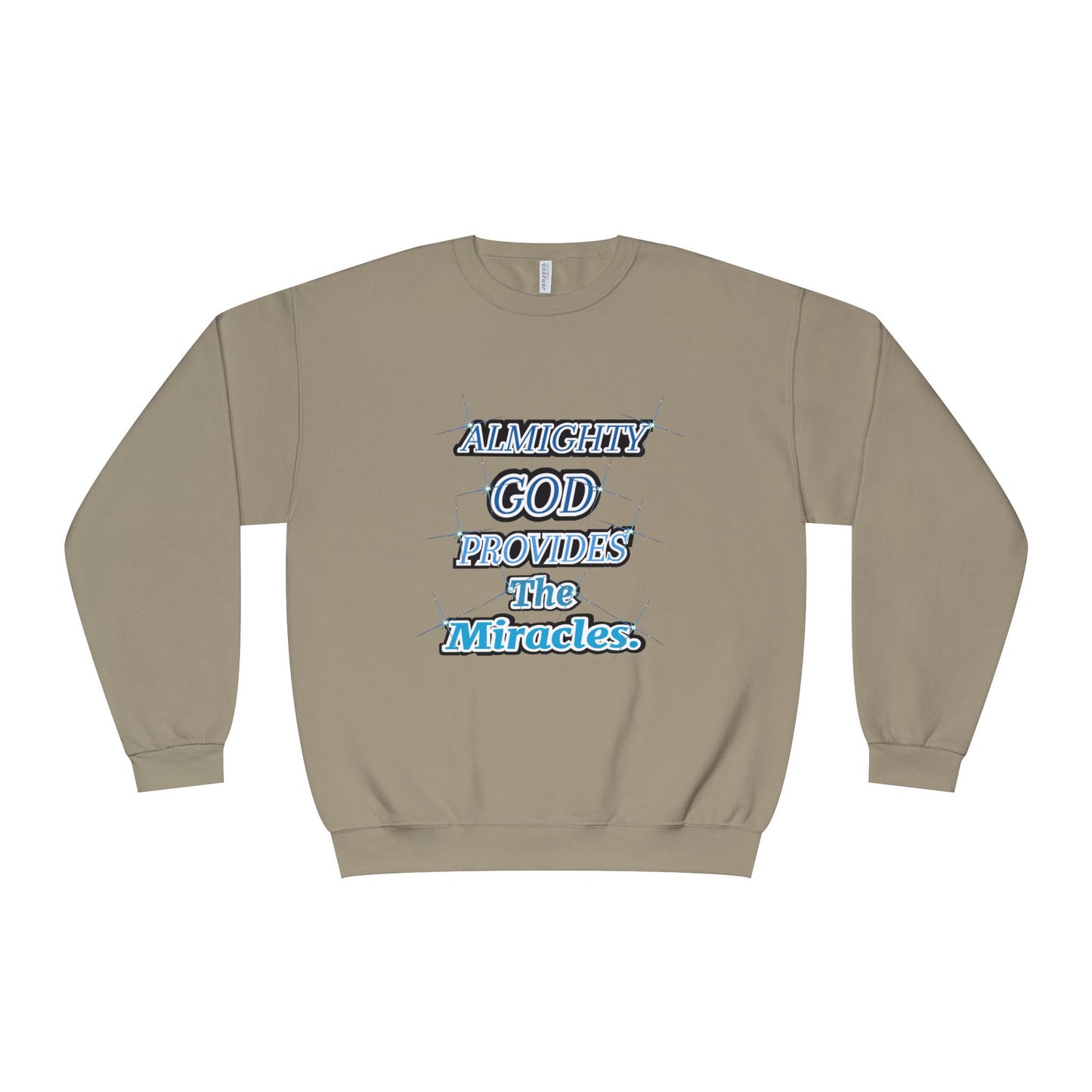 spiritual miracle for Pastors -  front  Unisex NuBlend® Crewneck Sweatshirt