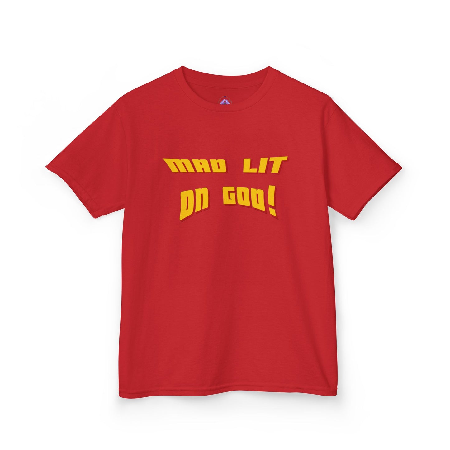 MAD LIT on GOD Supreme Authority brand -Kids Heavy Cotton™ Tee