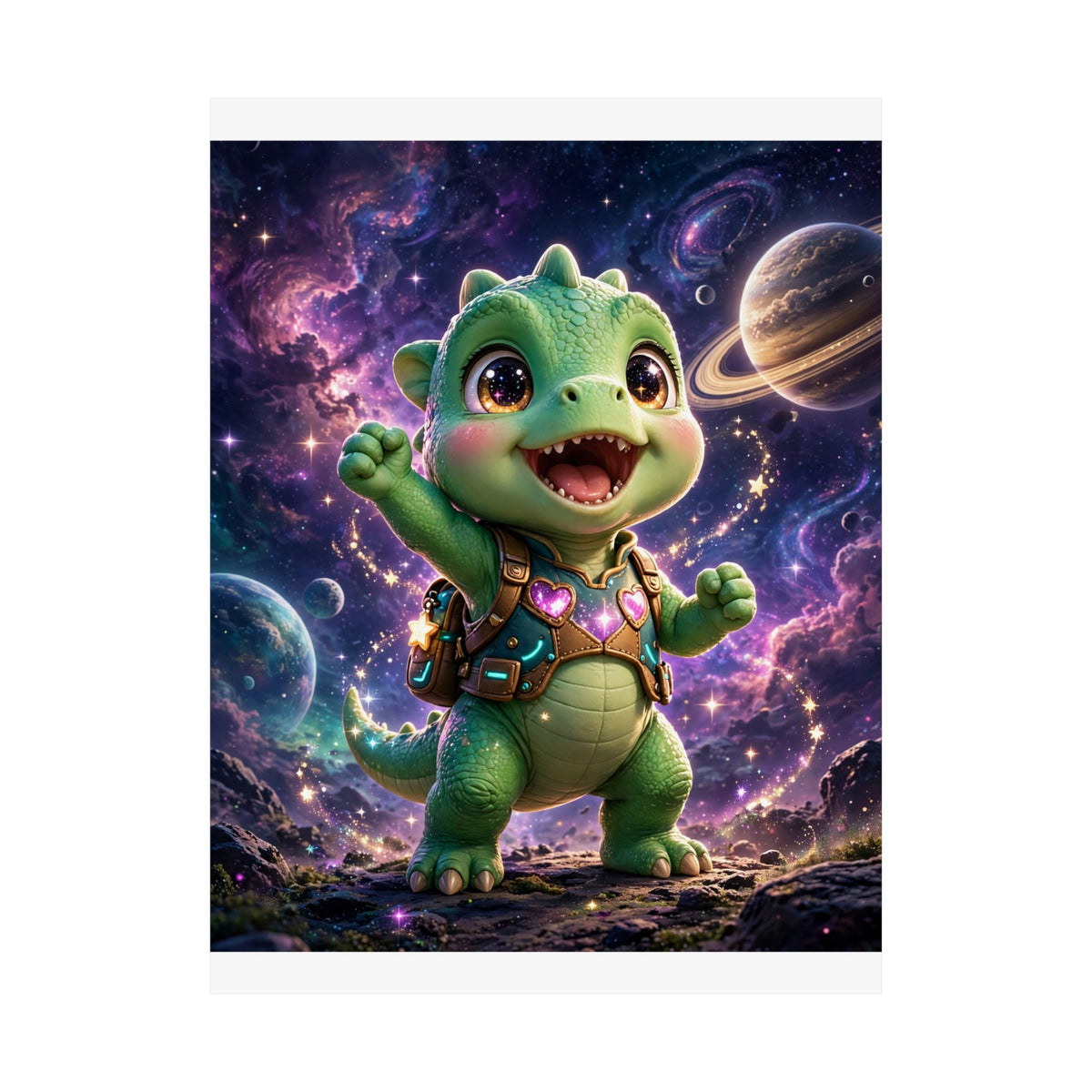 DAX — Tiny Dino, Mighty Roar — Kids Room Poster