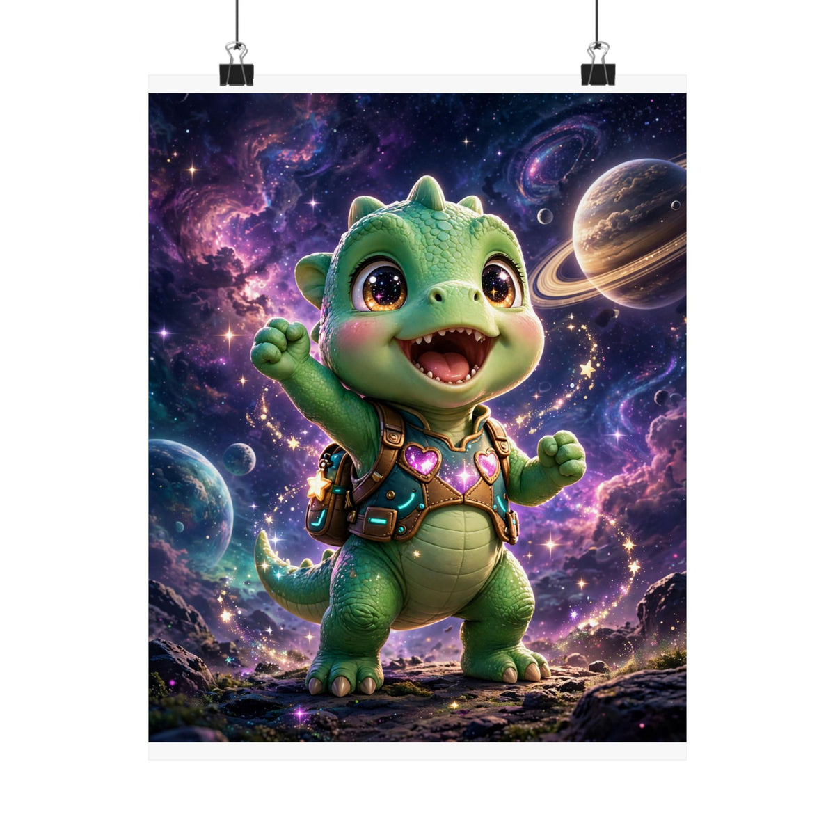 DAX — Tiny Dino, Mighty Roar — Kids Room Poster